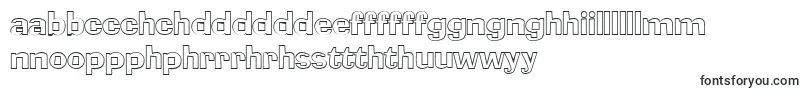 AdliboutlineRegular Font – Welsh Fonts