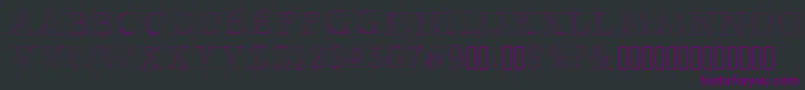 fuente Haityfont – Fuentes Moradas Sobre Fondo Negro