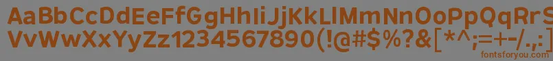 Подробнее о шрифте RemissisSb Шрифт RemissisSb – коричневые шрифты на сером фоне