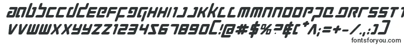 ProkofievBoldItalic-fontti – urheilulliset fontit