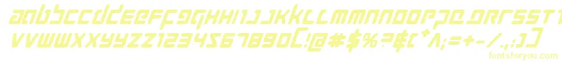 ProkofievBoldItalic Font – Yellow Fonts