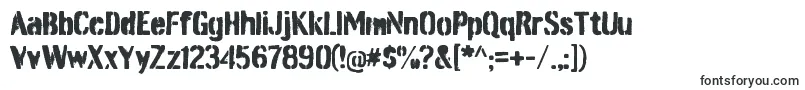BurnabystencilRegular Font – Fonts Starting with B