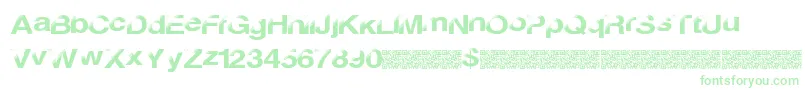 Discobreak Font – Green Fonts on White Background