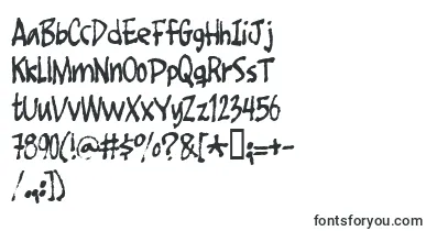  Footfight font