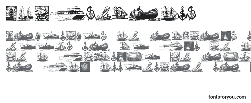 Schriftart Shipsnboats