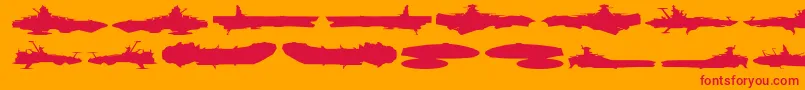 fuente Starnavy – Fuentes Rojas Sobre Fondo Naranja