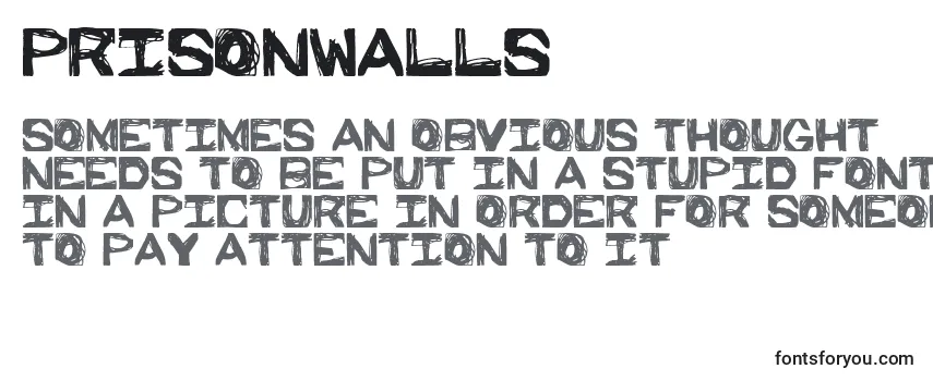 PrisonWalls-fontti