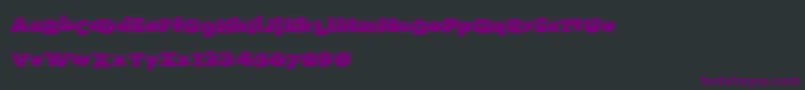 Realhard Font – Purple Fonts on Black Background