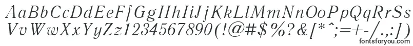 LiteraturnayacttItalic-fontti – Fontit Adobe Readerille