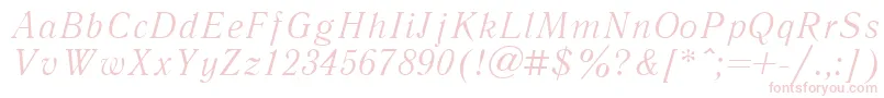 LiteraturnayacttItalic Font – Pink Fonts