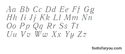 LiteraturnayacttItalic Font