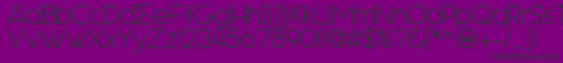 EngcarnationDemo Font – Black Fonts on Purple Background