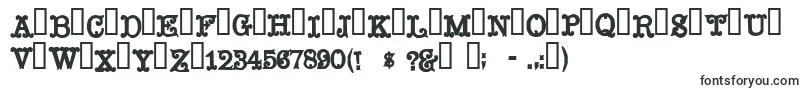 Шрифт Mustachio – буквенные шрифты