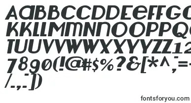  LemondropItalic font