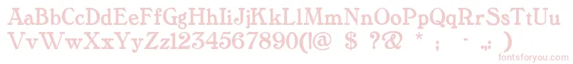 Tanglewoodtales Font – Pink Fonts on White Background