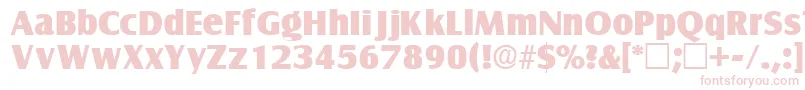 NautodisplaysskRegular Font – Pink Fonts on White Background