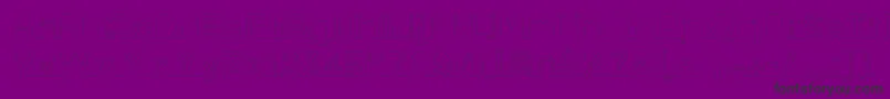 IamonlinewithuDotted2-Schriftart – Schwarze Schriften auf violettem Hintergrund