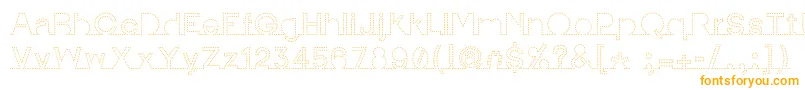 IamonlinewithuDotted2-fontti – oranssit fontit