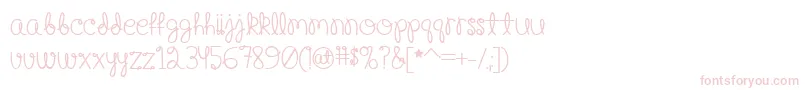 HappyBirthdayBabyBold Font – Pink Fonts