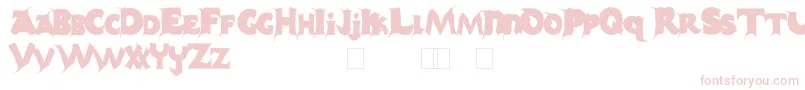 Шрифт Casper – розовые шрифты