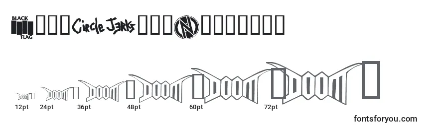 sizes of punkrawkdingbatz font, punkrawkdingbatz sizes