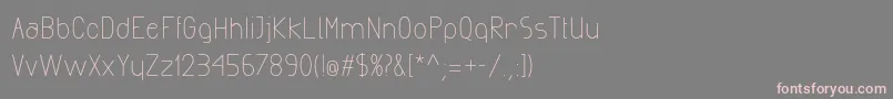 ExactaMedium Font – Pink Fonts on Gray Background