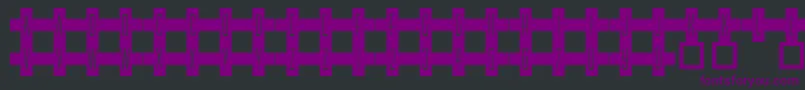 101RedCross Font – Purple Fonts on Black Background