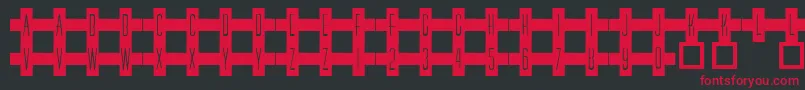 101RedCross Font – Red Fonts on Black Background