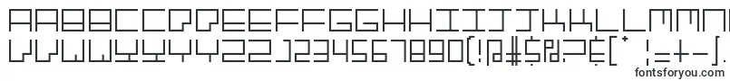 Шрифт GranitepostmodernRegular – широкие шрифты
