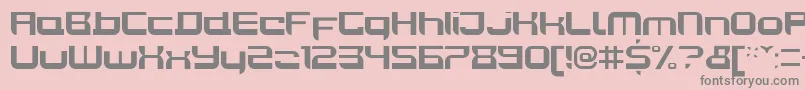 JoyriderBold Font – Gray Fonts on Pink Background