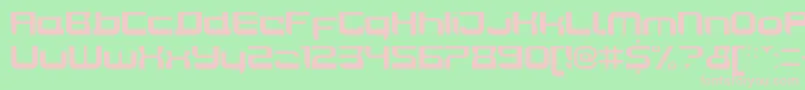 JoyriderBold Font – Pink Fonts on Green Background