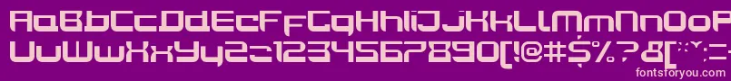JoyriderBold Font – Pink Fonts on Purple Background