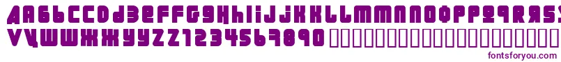 Ural ffy Font – Purple Fonts on White Background