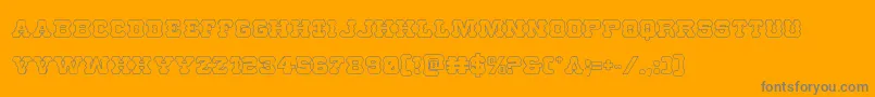 Подробнее о шрифте Usmarshalshadow Шрифт Usmarshalshadow – серые шрифты на оранжевом фоне