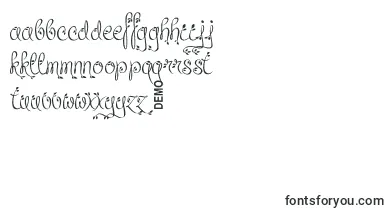  LeafyctionDemo font