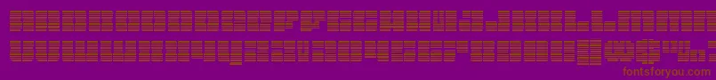 Weitere Informationen zur Starnurserygrad-Schriftart Starnurserygrad-Schriftart – Braune Schriften auf violettem Hintergrund