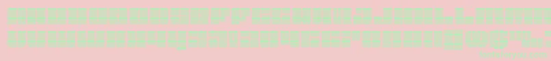 Starnurserygrad Font – Green Fonts on Pink Background