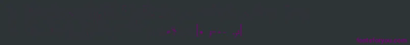 EcCoPt Font – Purple Fonts on Black Background