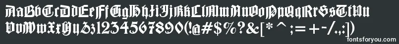 Barloesiusschrift Font – White Fonts