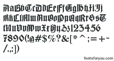  Barloesiusschrift font