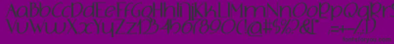 AdolphusSerif Font – Black Fonts on Purple Background