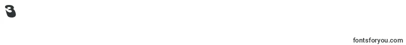 フォントGosoul – フォント数字3