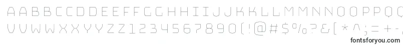 Шрифт BungeelayersInline – многолинейные шрифты