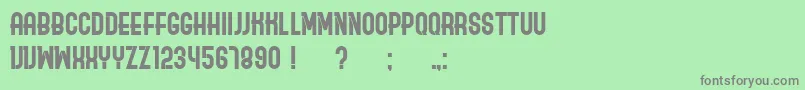 Подробнее о шрифте Ordinary Шрифт Ordinary – серые шрифты на зелёном фоне