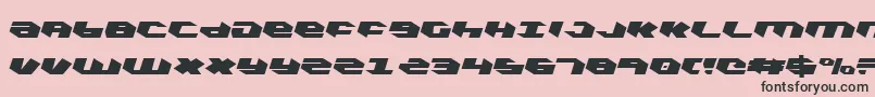 Kubrickcl Font – Black Fonts on Pink Background