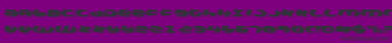 Kubrickcl Font – Black Fonts on Purple Background