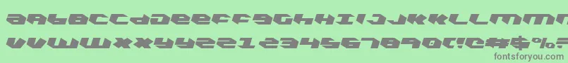Kubrickcl Font – Gray Fonts on Green Background