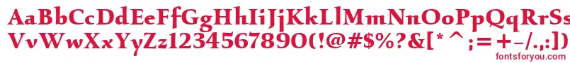 KallosItcBold Font – Red Fonts