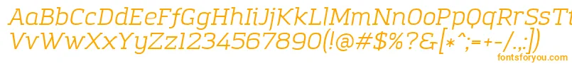 AmazingGroteskBookItalic-fontti – oranssit fontit