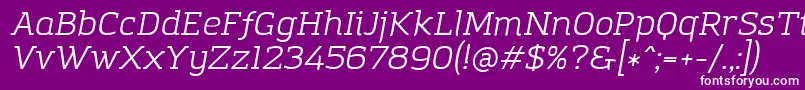 fuente AmazingGroteskBookItalic – Fuentes Blancas Sobre Fondo Morado